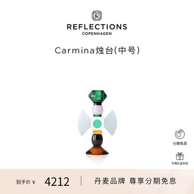 Reflections Copenhagen反射哥本哈根桌面摆件装饰北欧水晶高烛台