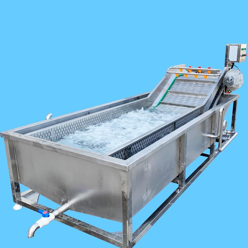 雪里红清洗设备工业大型全自动气泡式梅干菜清洗机器雪菜清洗机