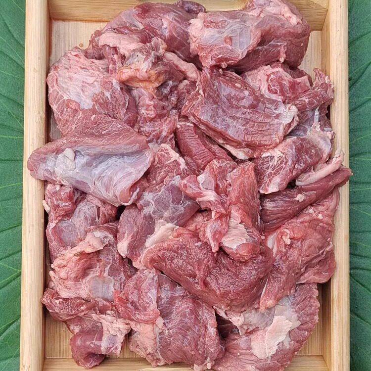 新鲜冷冻无注水牛碎肉20斤生牛肉剔骨牛肉筋头巴脑牛腩肉筋牛腿肉