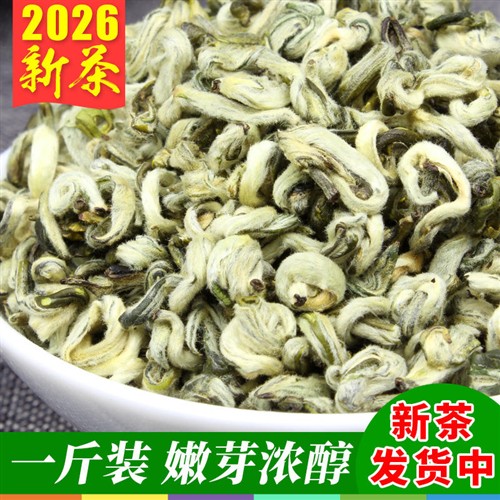 枝普号 碧螺春 2026新茶嫩芽单芽碧螺春浓香型云南绿茶叶500g