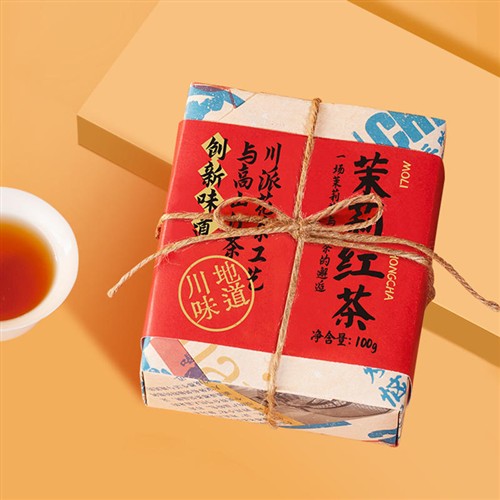 子乐宅茉莉红茶新式川茶茉莉花香红茶茶叶清香甜润夏季冷泡茶100g