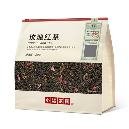 小罐茶园玫瑰红茶鲜花窖制一级口粮生活茶叶自己喝送礼小罐茶出品