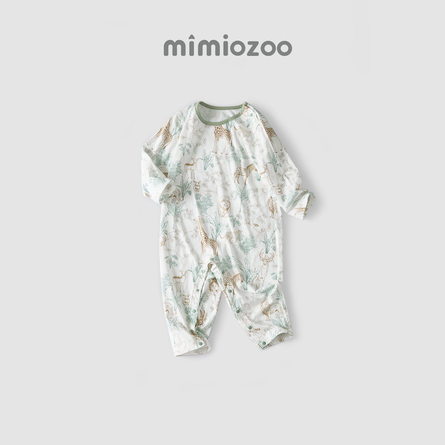 儿童连体睡衣夏季宝宝衣服纯棉长袖春季薄款小男童睡袋女孩家居服