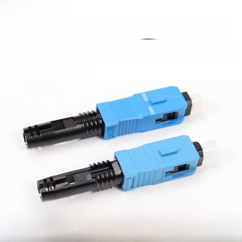 电信级冷连接器Sc/Upc预嵌入式联通移动光纤快速连接器光钎焊线冷连接器