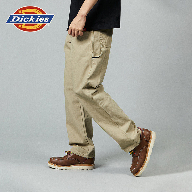 Dickies帝酷适25秋冬宽腿微锥伐木裤休闲宽松长裤工装裤男女情侣