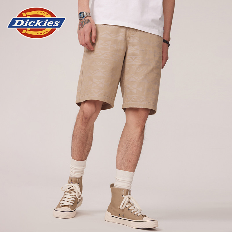 Dickies短裤休闲工装提花纹理图片