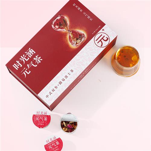 红参黄芪玫瑰花茶女人养雌暖宫补气养血养生茶调理气血养颜女神茶