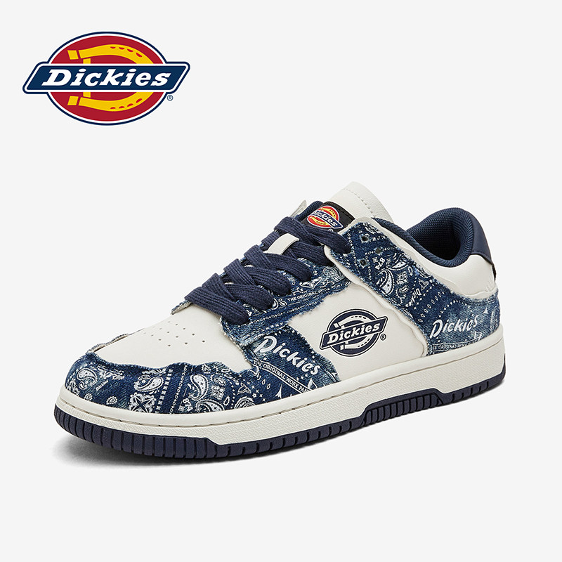 Dickies男鞋2026新款秋冬季低帮鞋休闲鞋男士板鞋百搭印花潮鞋子