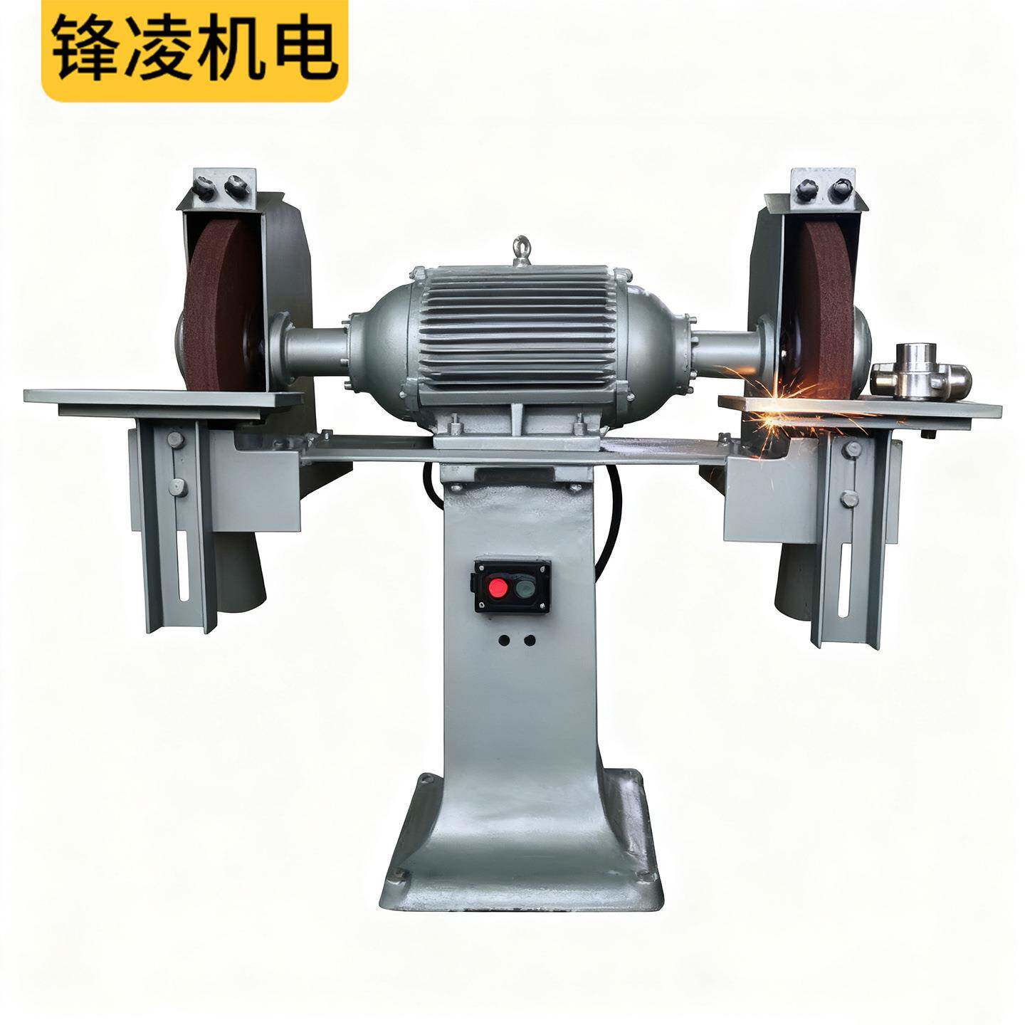 特大工作台5.5KW电机铸造件打磨砂轮机M3040毛刺浇口冒口打磨机
