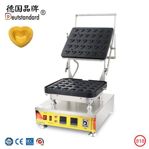 流心芝士蛋挞机心形曲奇华夫饼商用爱心模型蛋挞托盘烘培设备818