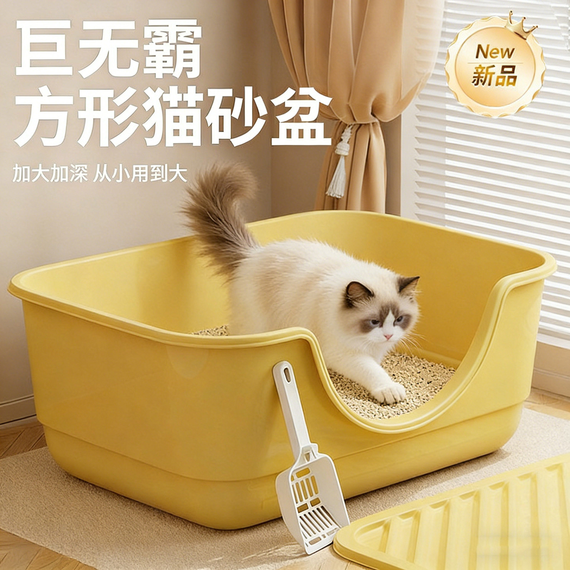中牧猫砂盆/猫厕所新款包邮猫