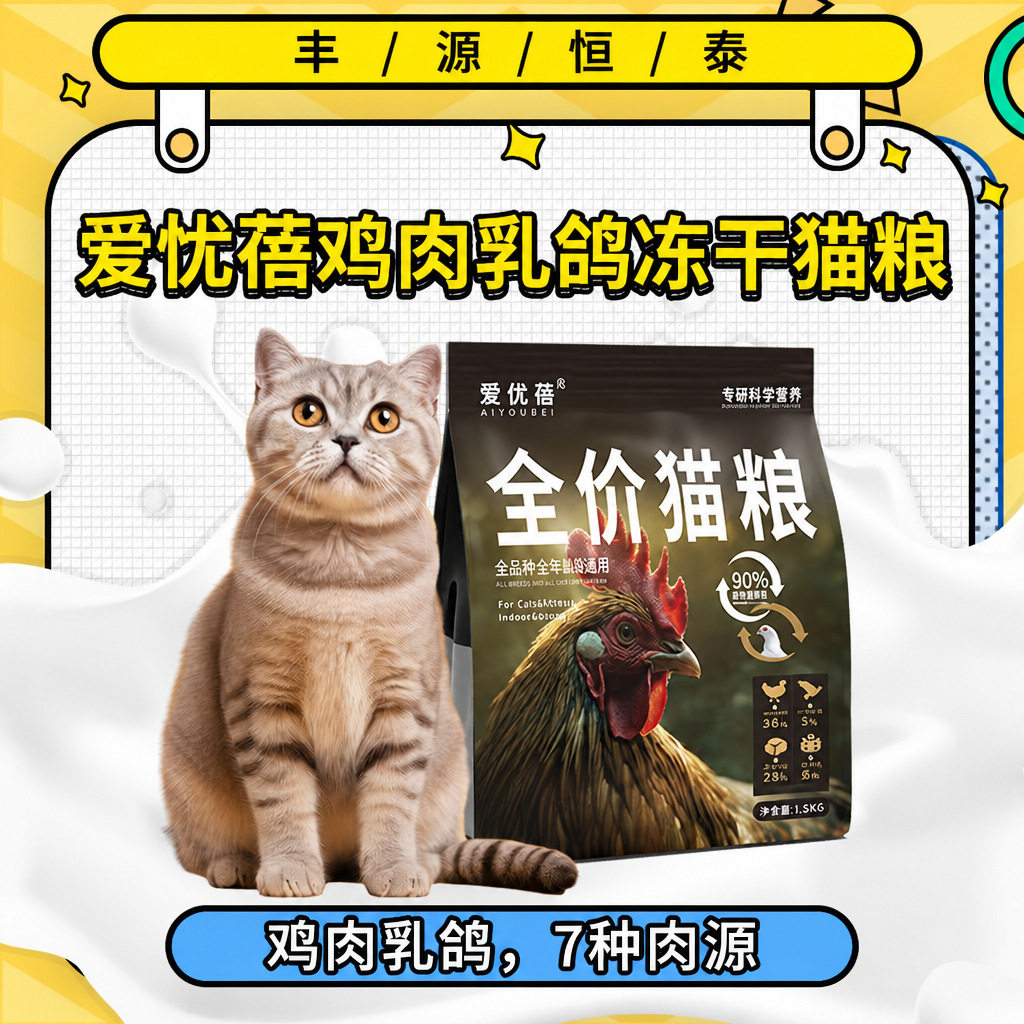 Yeasa/伊萨猫全价膨化粮