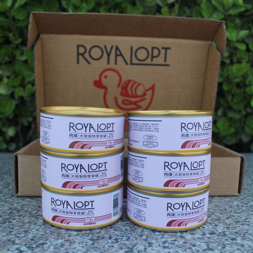 新款肉璞Royalopt狗罐头鸡肉鸭