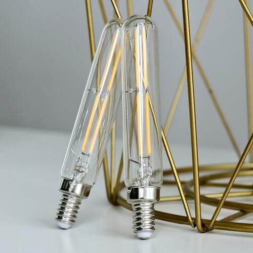 2只装T20灯泡LED灯丝灯古灯试管灯220V4WE14110VE12复古