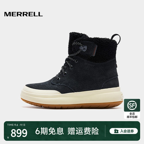 MERRELL迈乐防水高帮女款雪地靴