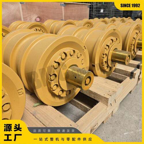 D75极寒双边支重轮SD60推土机履带支重轮195-0-01420双边法兰