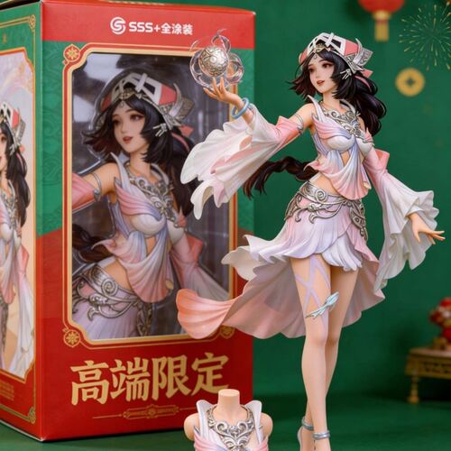 王者手办至美风华乘鲤谣西施雕像二次元美少女女士手办摆件盲盒