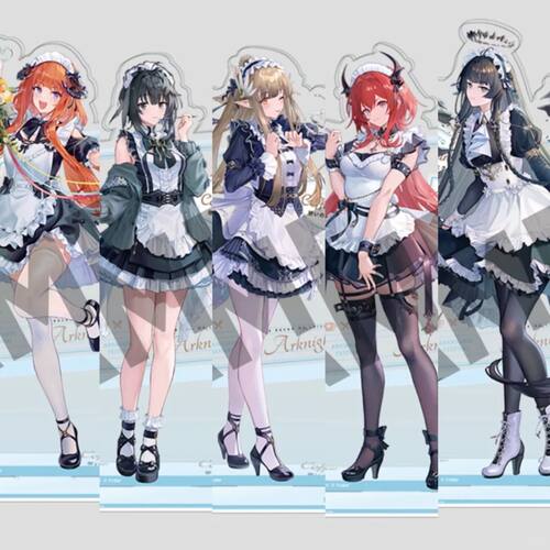 明日方舟日服6周年小憩时光女仆系列风笛周边自制立牌送礼ins谷子
