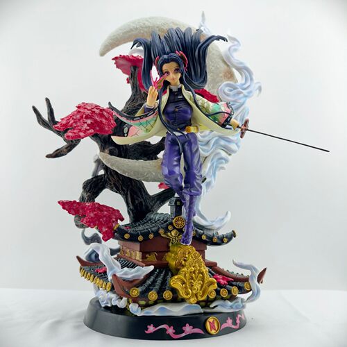 鬼灭之刃 GK 魔方蝴蝶忍 香奈恵 可发光 雕像 模型 摆件 盒装手办