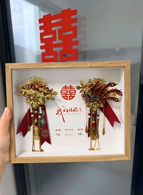 胸花相框留住婚礼的浪漫！