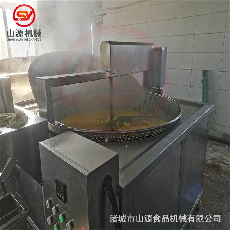 自动油豆腐油炸UFX设备 双锅并联全泡油炸温锅 油面筋高低生豆产