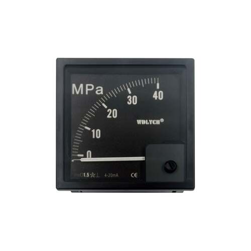 F96 4-2MA 40p照a压力表带DCYTMETER/24Vm背光明船用压力表0指针