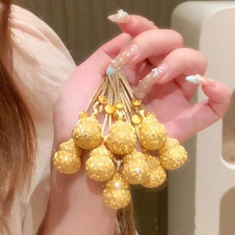 爆闪金色香囊葫芦吊坠项链女夏季长款毛衣链轻奢高级感新中式饰品