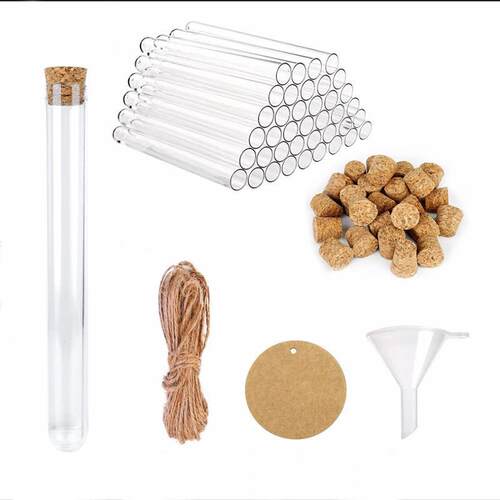 ps塑料试管20*150mm带木塞配小漏斗麻绳标签飞机盒套装厂家直供