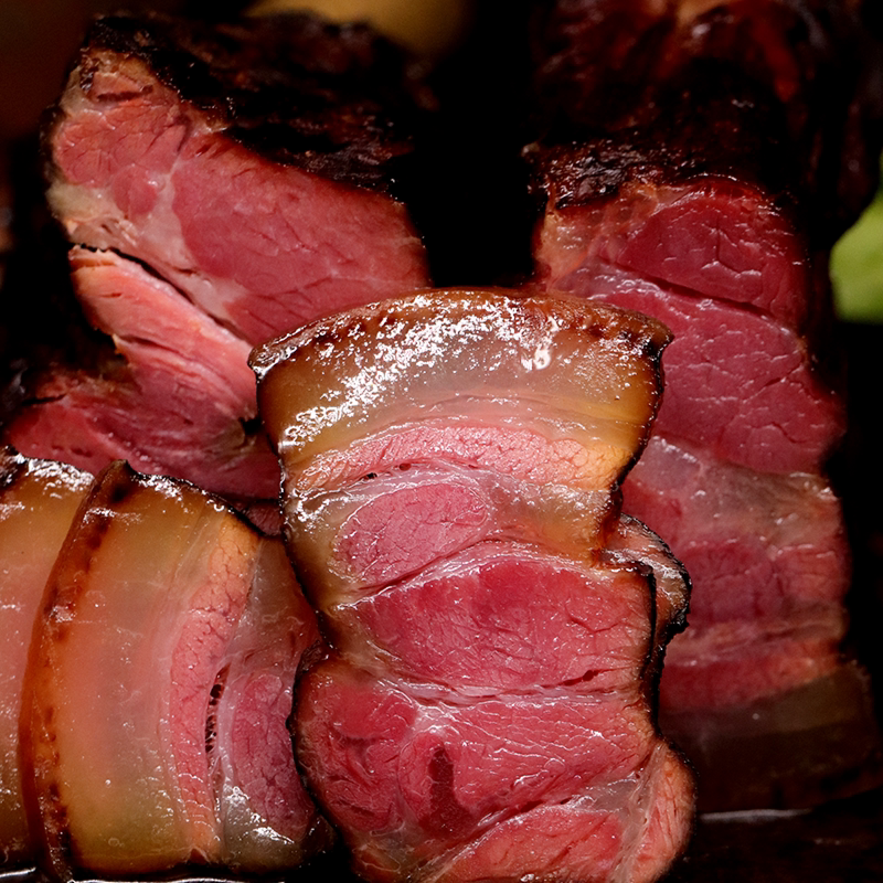 【5斤前腿腊肉古法】恩施柴火烟熏腊味 传统湖南四川味腊肉批发