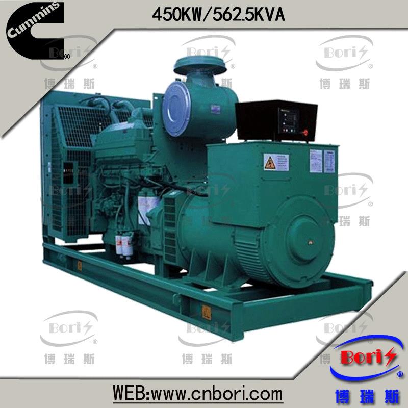柴油发电机组厂家450kw康明斯发电机组400千瓦小区医院备用功率