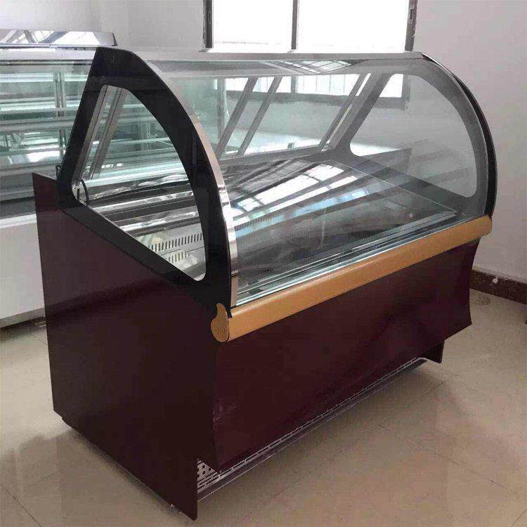 商用卧式硬质展示柜冰淇淋展示柜冷冻雪糕柜冰柜冰激淋柜甜品柜