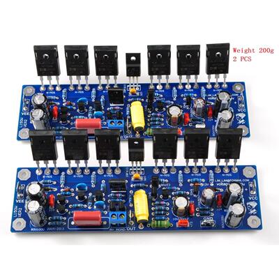 L150W 放大器 每声道 6只 200W MOSFET 场效应管成品板