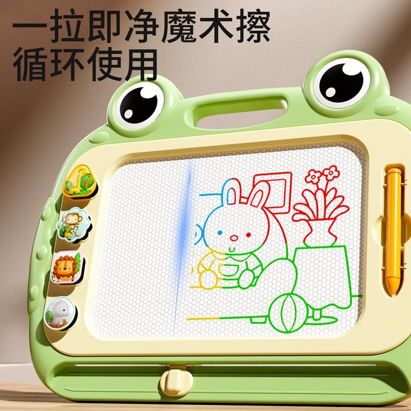儿童磁性画板家用1一3岁宝宝写字板涂鸦绘画画磁力可擦婴幼儿玩具