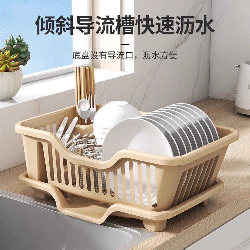 包邮优勤沥水碗盘架厨房碗碟收纳架水槽餐具置物架家用台面收纳盒