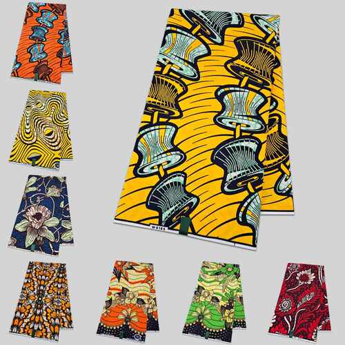 VLISCO Latest Cotton Ankara African wax fabric 非洲蜡染布