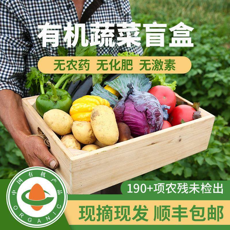 旭耕有机蔬菜套餐新鲜现摘青菜叶菜孕妇宝宝生吃沙拉榨汁顺丰包邮