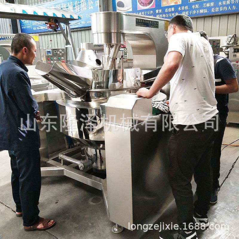 控温的火锅炒 料机 美蛙鱼头底料炒锅 串679香串底料炒料机可不糊