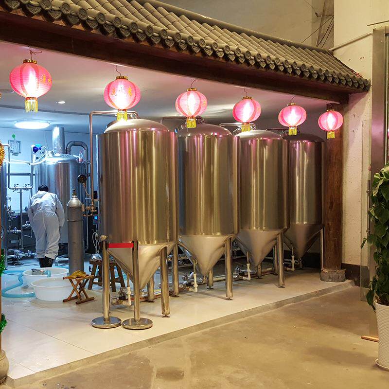 自酿啤酒机 小型精酿啤酒设备 发酵罐 发酵精酿啤酒酿酒设备