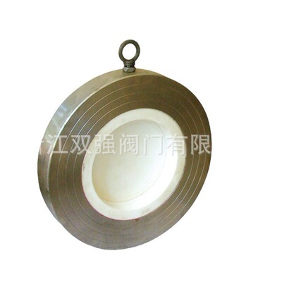 对夹陶瓷止回阀电厂除灰系统专用阀H71TC-16P陶瓷专用阀防回流