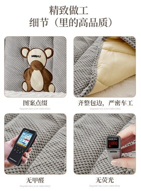 2023年新款泡泡绒床头套罩盖布通用秋冬季高级感软包全包防尘靠垫