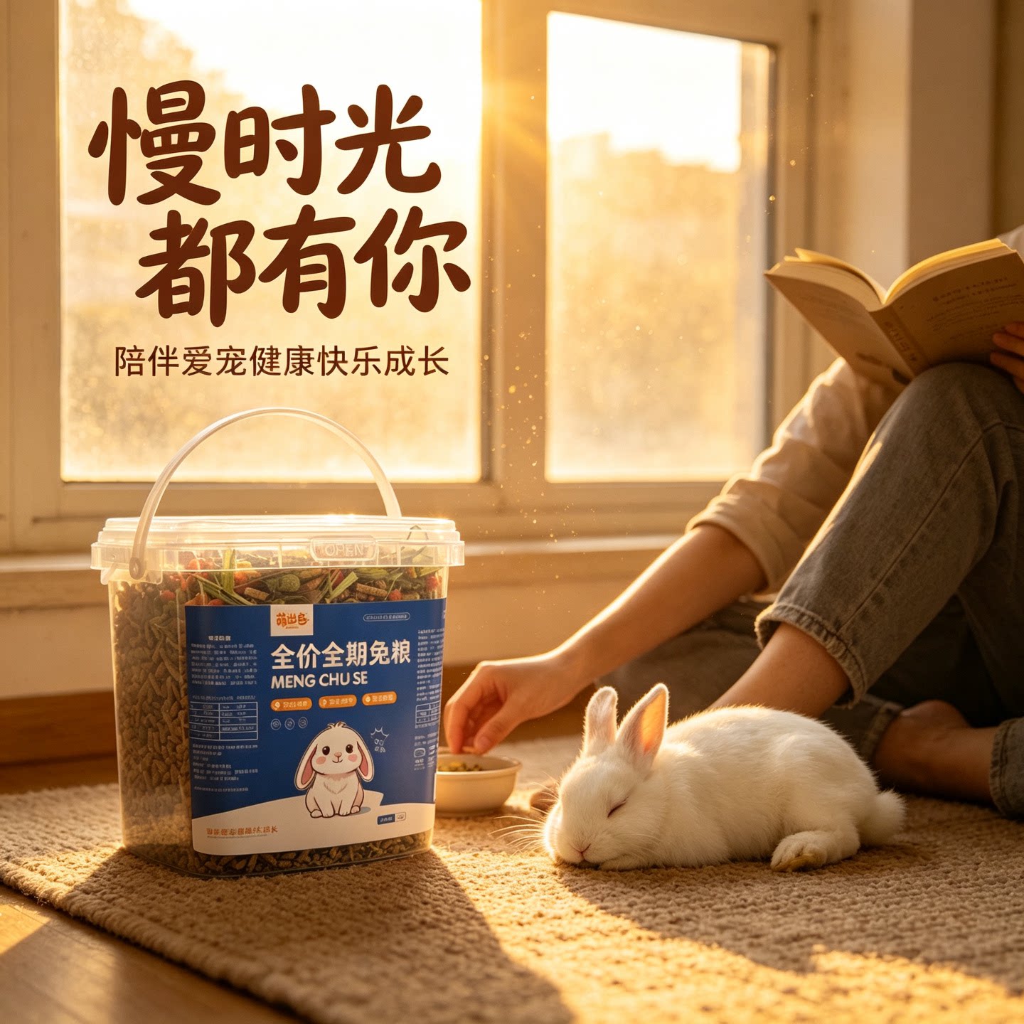 萌出色好口味嘎嘣脆混合兔粮