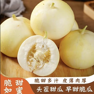 【下单立减50】山东头茬小蜜蜂甜瓜小蜜罐早甜脆香瓜新鲜水果
