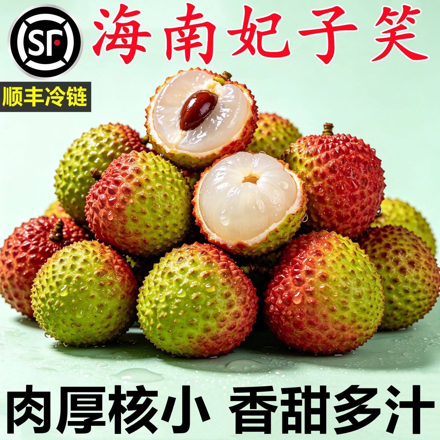 【下单立减50】海南妃子笑荔枝新鲜水果香甜鲜荔枝当季水果新鲜