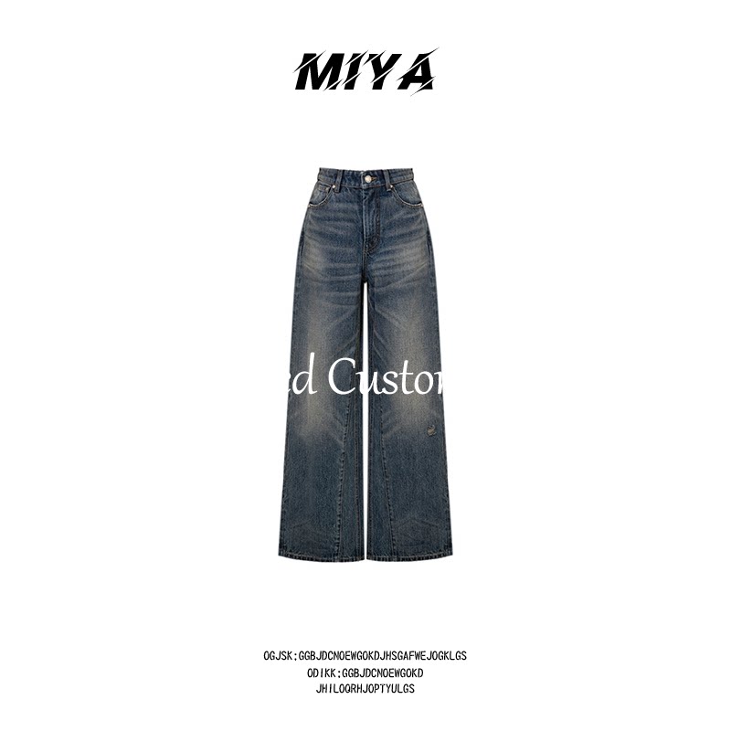 Amiya.水洗内侧缝分割直筒毛针织衫