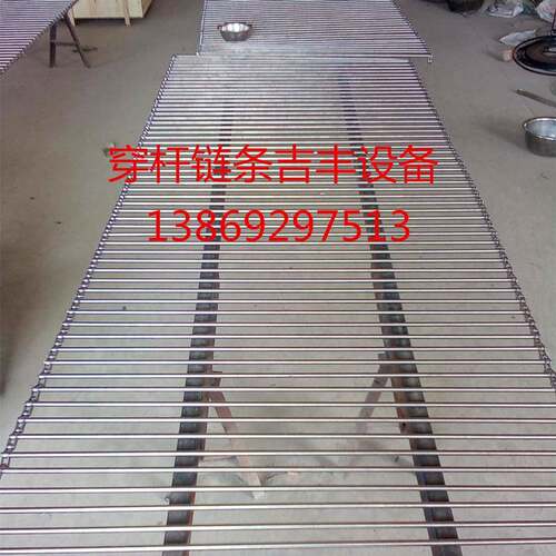 c厂家直销大枣清洗机链轴式网带工业退火炉网带螺旋式网带