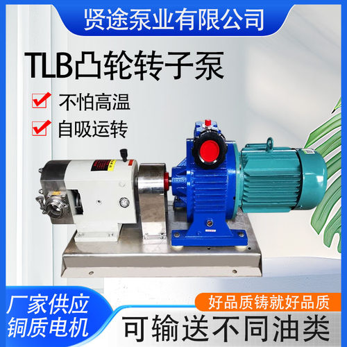现货凸轮转子泵树脂化工泵 LB1/0.6高粘度保温转子泵输送泵现货