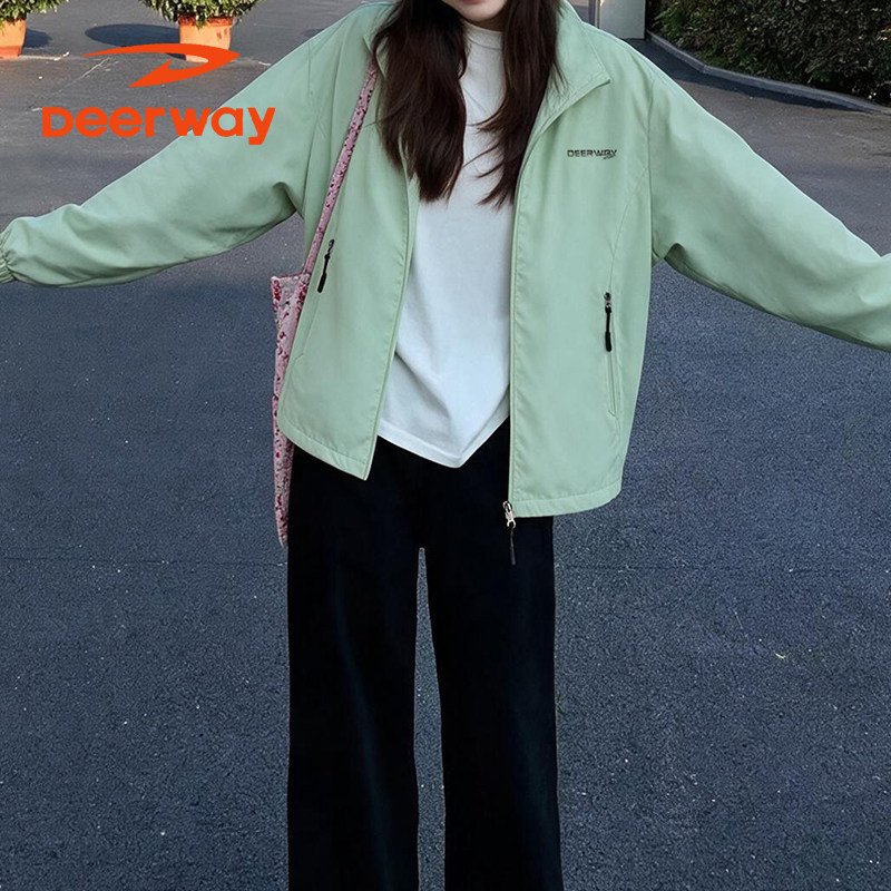 女装短外套户外休闲旅游立领夹克