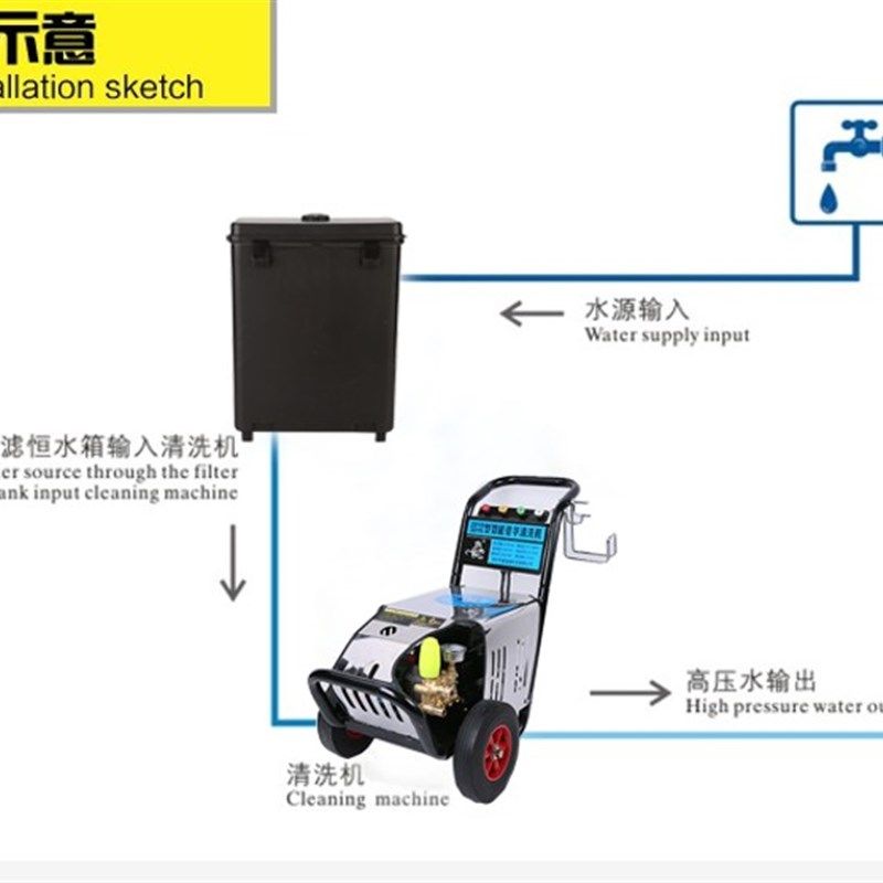 洗车店恒水箱洗车机蓄水自动加水水位箱大容量过滤水源专用储水桶