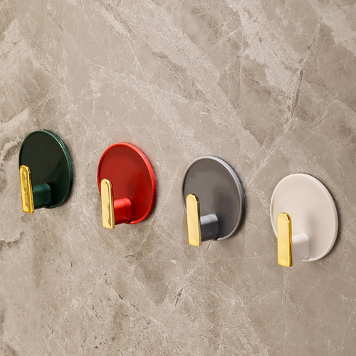 免打孔挂钩强力粘胶卫生间浴室门后承重壁挂衣服衣帽钩墙上无痕钉