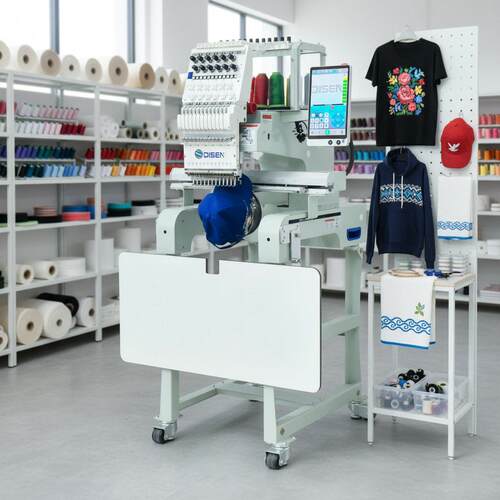家用迷你刺绣机全自动小型帽绣机电脑绣花机 Embroidery Machine